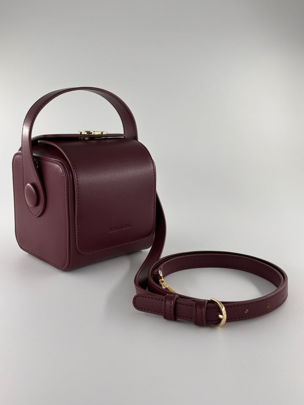 Cubo Bag - Burgundy