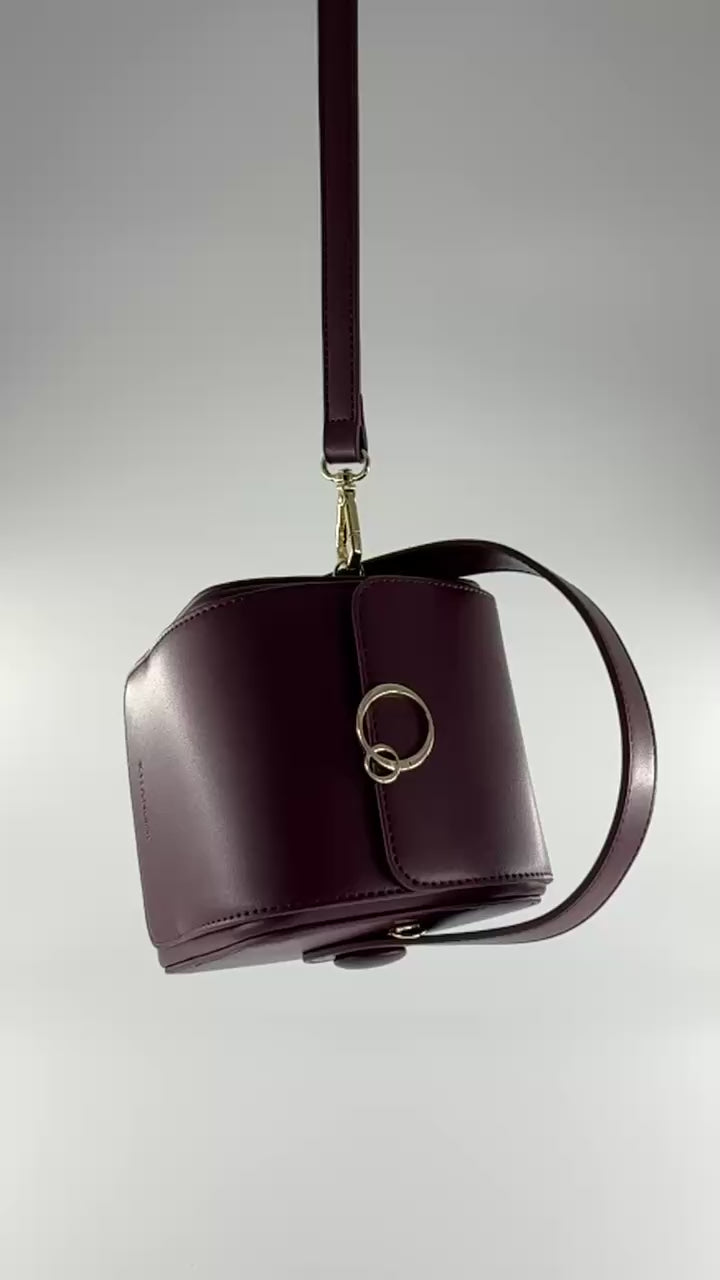 Cubo Bag - Burgundy